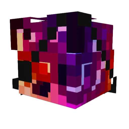 Pirx__ Minecraft avatar head, 3D render