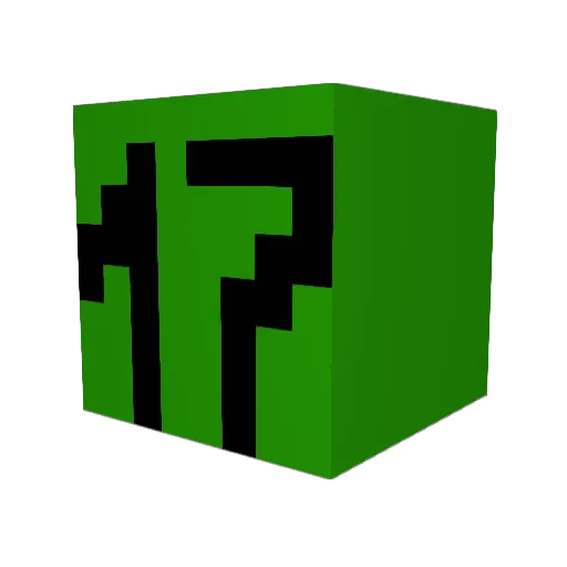 Pishellone_ Minecraft avatar head, 3D render