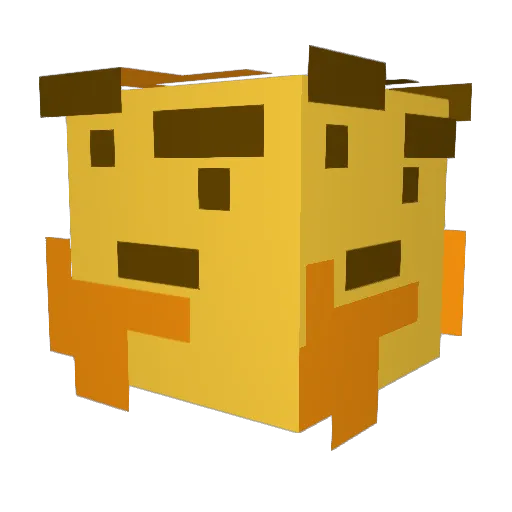 PiskaStroi11 Minecraft avatar head, 3D render