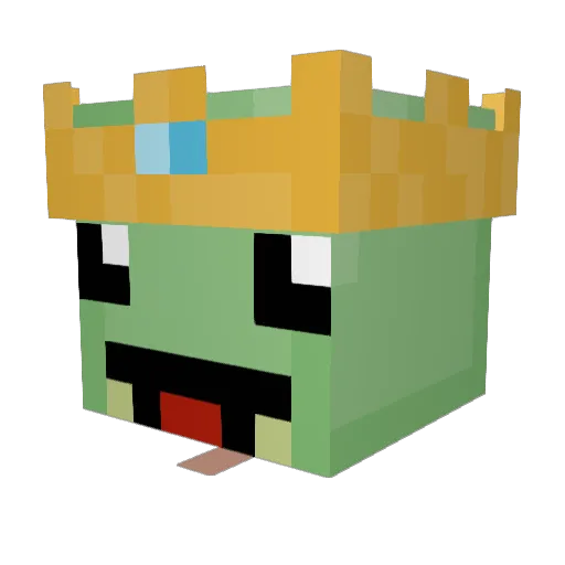 Piskle154 Minecraft avatar head, 3D render