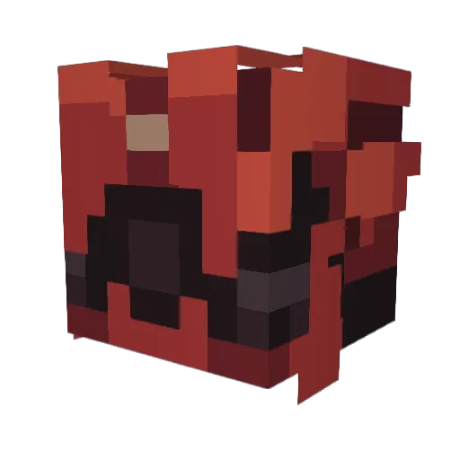 Pistach_ Minecraft avatar head, 3D render