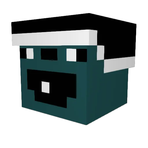 PistachioShampoo Minecraft avatar head, 3D render