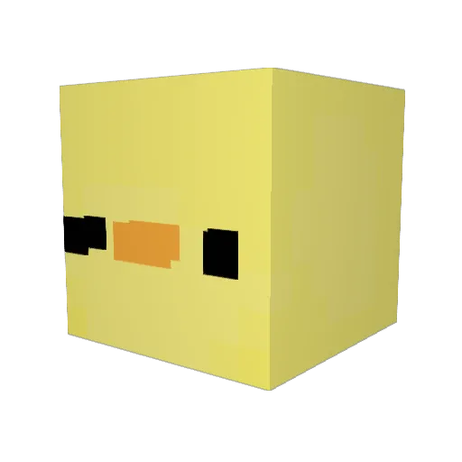 Pistachiobutter Minecraft avatar head, 3D render