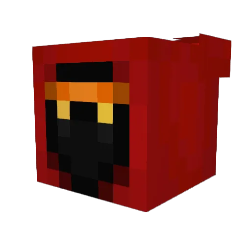 Pistolpete092 Minecraft avatar head, 3D render