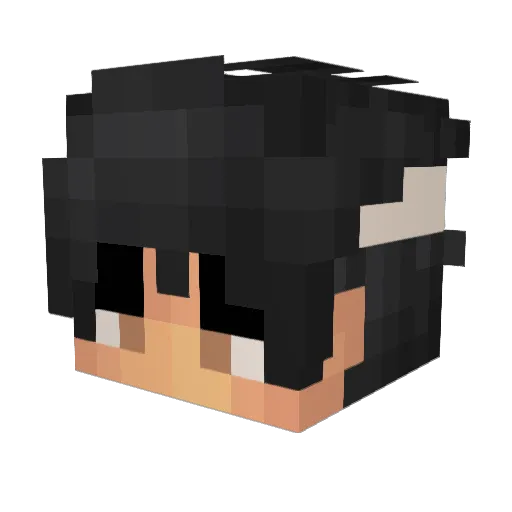 Pistols_gg Minecraft avatar head, 3D render
