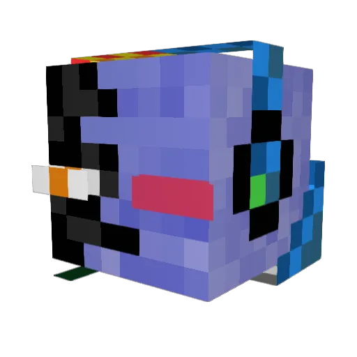 Pit986 Minecraft avatar head, 3D render