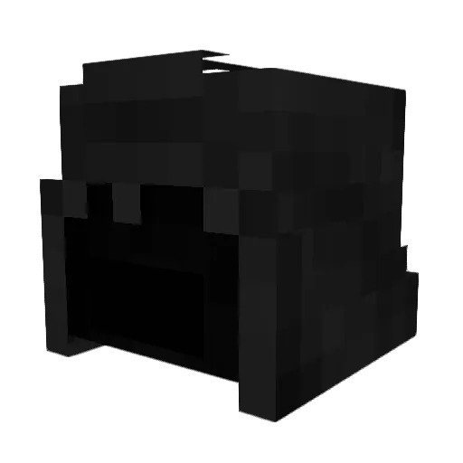 PitContracter69 Minecraft avatar head, 3D render