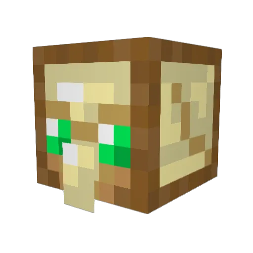PitFall_ Minecraft avatar head, 3D render
