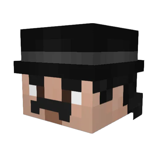 PitKingLeo Minecraft avatar head, 3D render