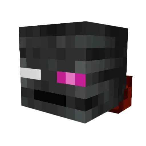 Pitanium Minecraft avatar head, 3D render