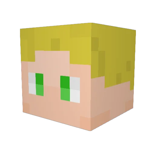 Pitbull_mode Minecraft avatar head, 3D render