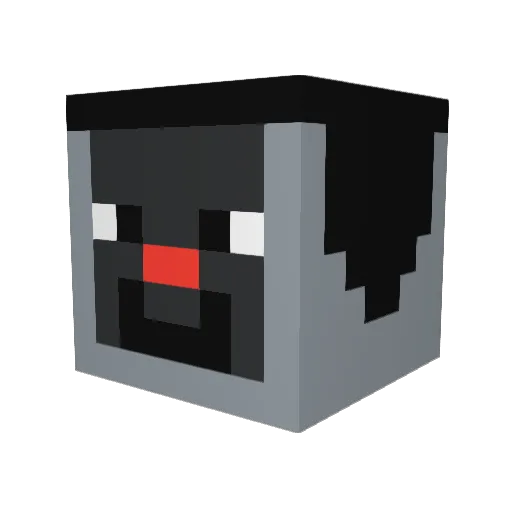 PiterSberg Minecraft avatar head, 3D render
