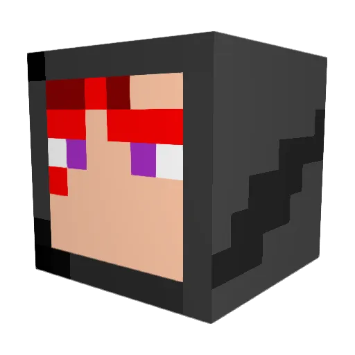 Piterek80 Minecraft avatar head, 3D render