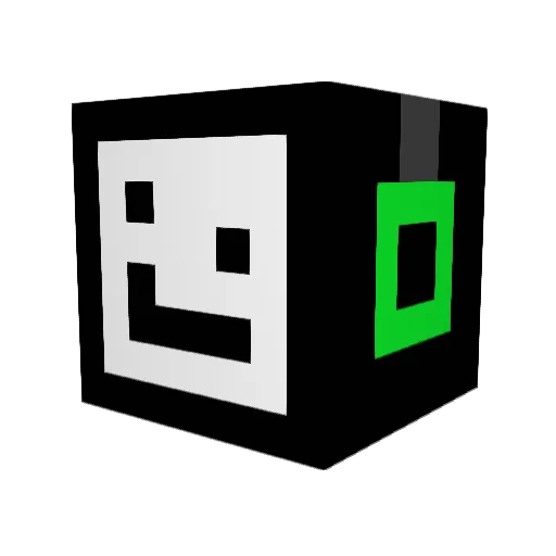PitroGames Minecraft avatar head, 3D render