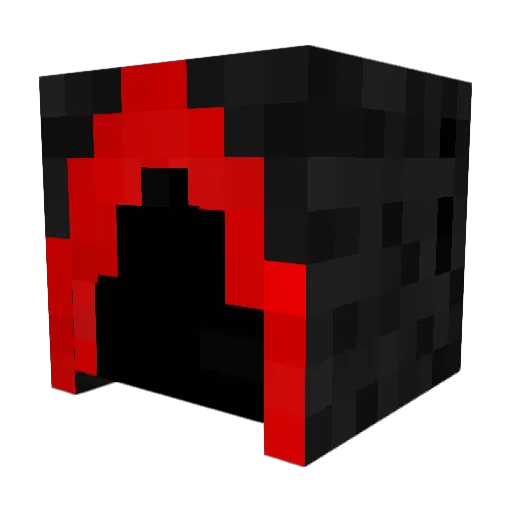 Pitterpotter Minecraft avatar head, 3D render
