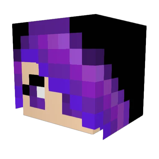 Pitucacraft Minecraft avatar head, 3D render
