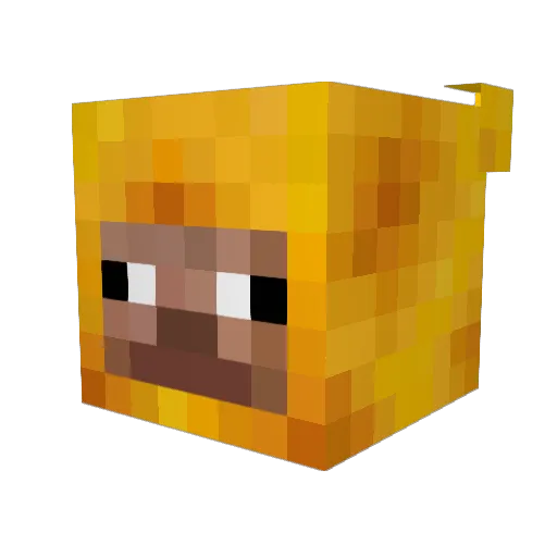 Pivot1030 Minecraft avatar head, 3D render