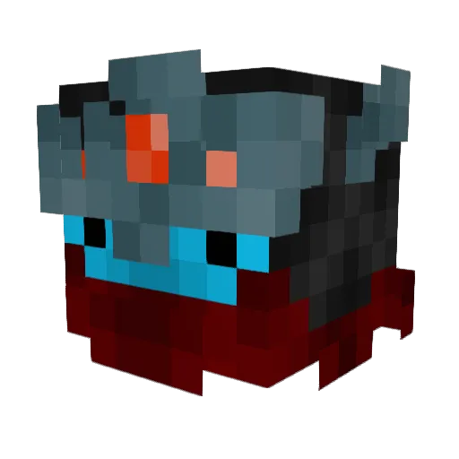 Pix2002 Minecraft avatar head, 3D render