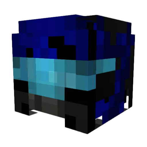 Pix3l0ne Minecraft avatar head, 3D render