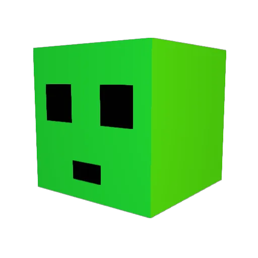 PixaDurso Minecraft avatar head, 3D render