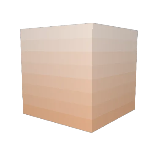 Pixel3458 Minecraft avatar head, 3D render