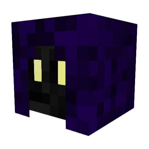 Pixel808 Minecraft avatar head, 3D render