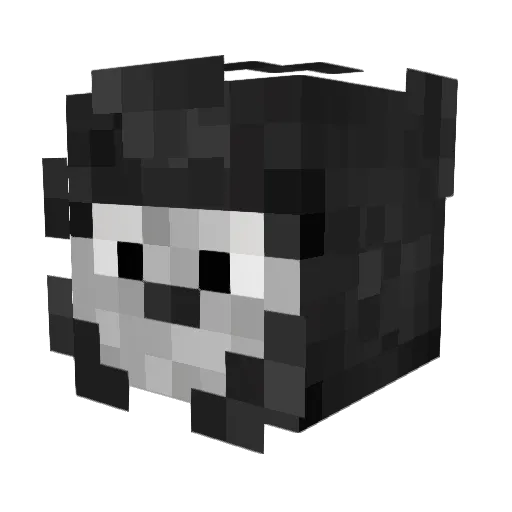 PixelGigx Minecraft avatar head, 3D render