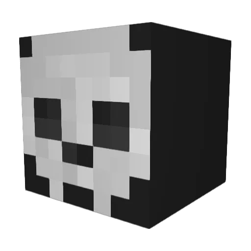 PixelHD4000 Minecraft avatar head, 3D render