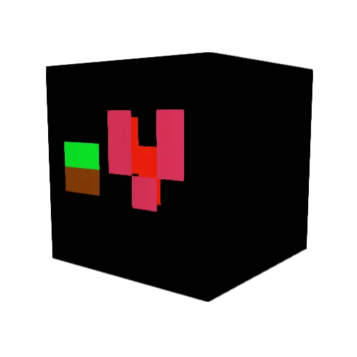 PixelL0ver Minecraft avatar head, 3D render