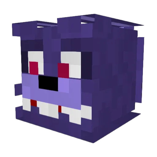PixelMaster89 Minecraft avatar head, 3D render