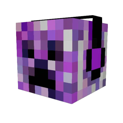 PixelPersona Minecraft avatar head, 3D render