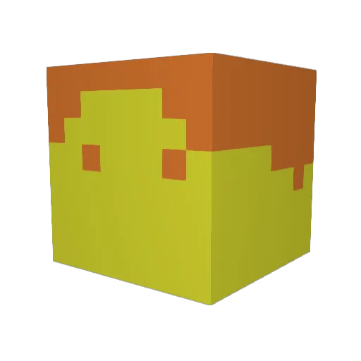 PixelPinguin Minecraft avatar head, 3D render