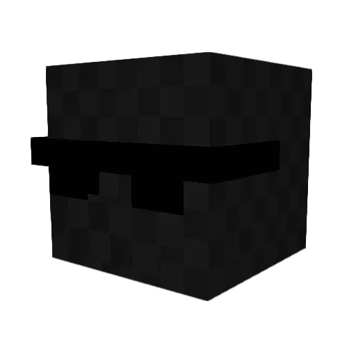 PixelPioneerr Minecraft avatar head, 3D render