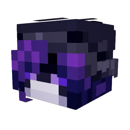 PixelPratt Minecraft avatar head, 3D render