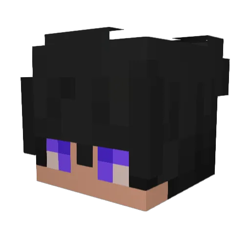 PixelPrens Minecraft avatar head, 3D render