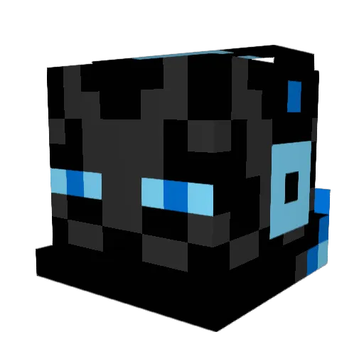 PixelProgram Minecraft avatar head, 3D render