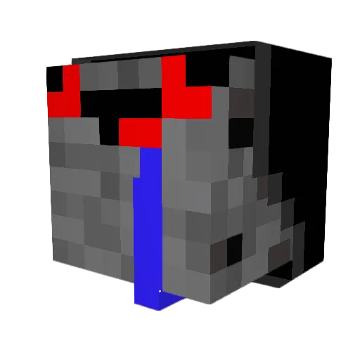 PixelPunk146 Minecraft avatar head, 3D render