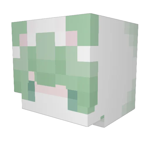 PixelWhimsical Minecraft avatar head, 3D render
