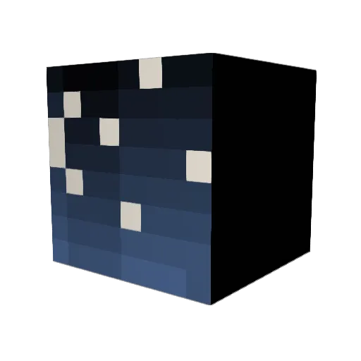 PixelXander Minecraft avatar head, 3D render