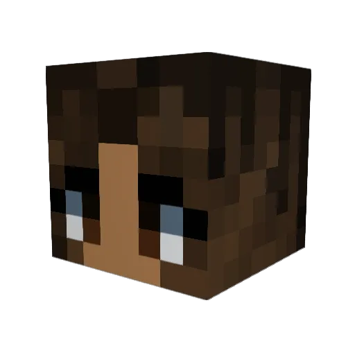 Pixel_Jam Minecraft avatar head, 3D render