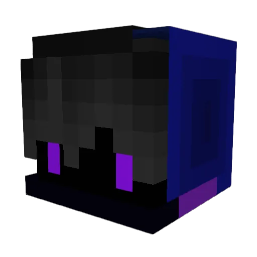 Pixel_Lion Minecraft avatar head, 3D render