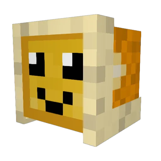 Pixel_Pangolin Minecraft avatar head, 3D render