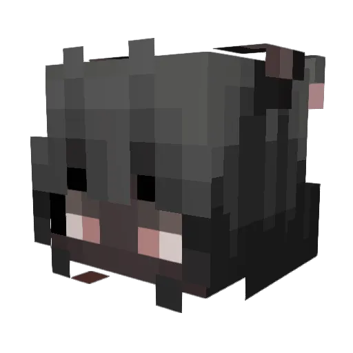 Pixel_Softy Minecraft avatar head, 3D render