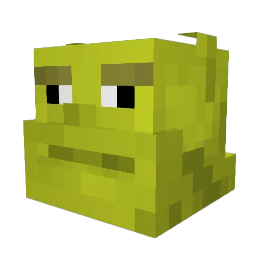 Pixel_goddess Minecraft avatar head, 3D render