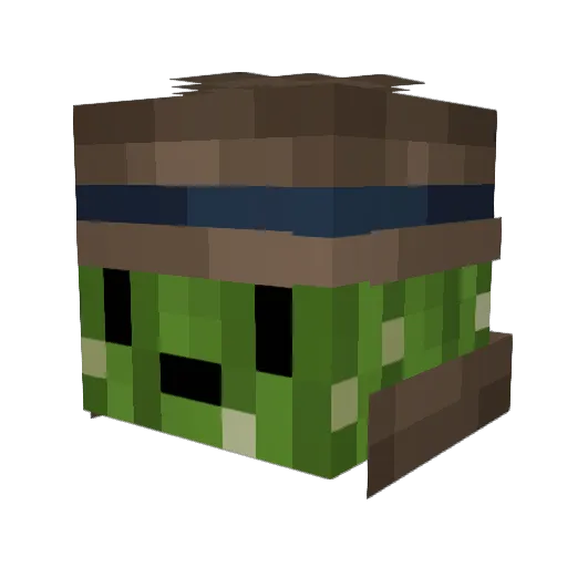 Pixelated_XD Minecraft avatar head, 3D render