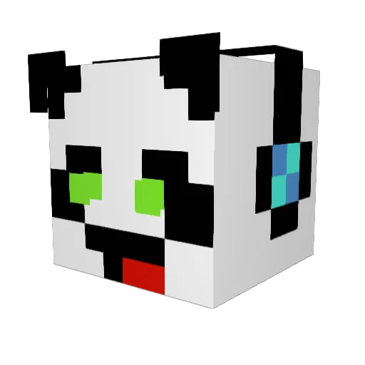 Pixelestroyer07 Minecraft avatar head, 3D render