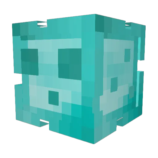 Pixelfehler_ Minecraft avatar head, 3D render