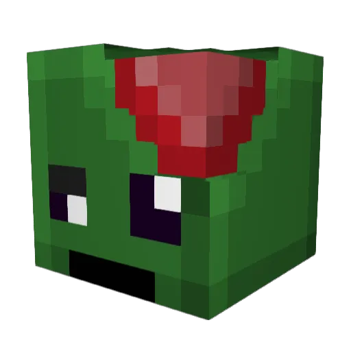 PixelizedChaos Minecraft avatar head, 3D render