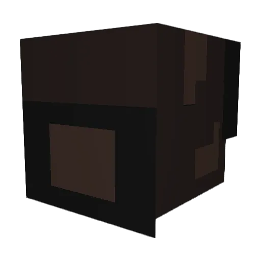 Pixelku Minecraft avatar head, 3D render
