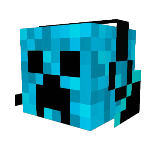 Pixelman_1 Minecraft avatar head, 3D render
